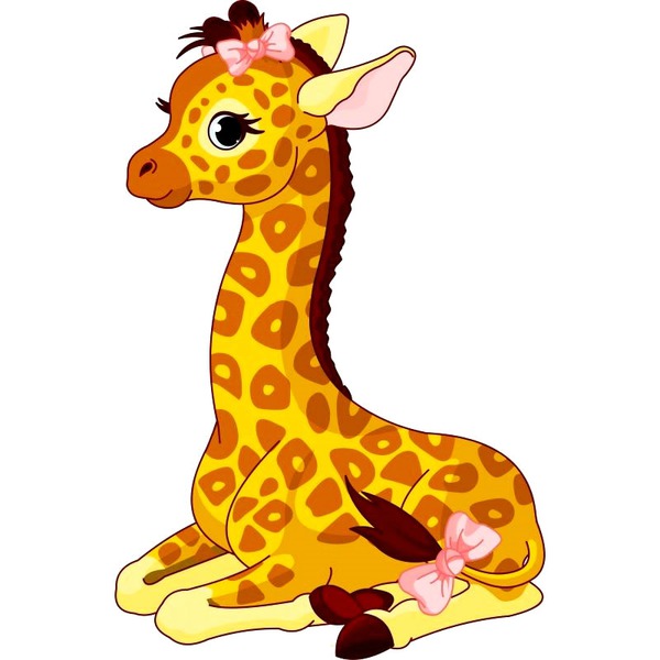 petite girafe Fotomontáž