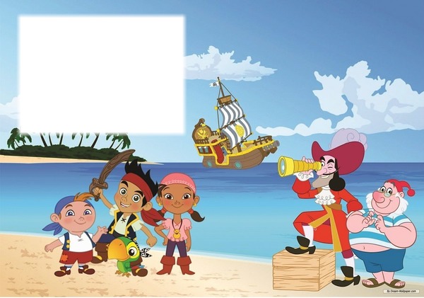 Jake and the neverland pirates Photo frame effect