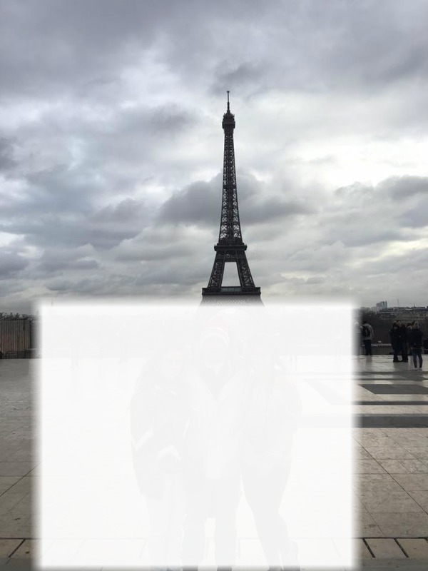 viaje a paris Fotomontage