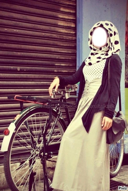 fashion hijab Фотомонтаж
