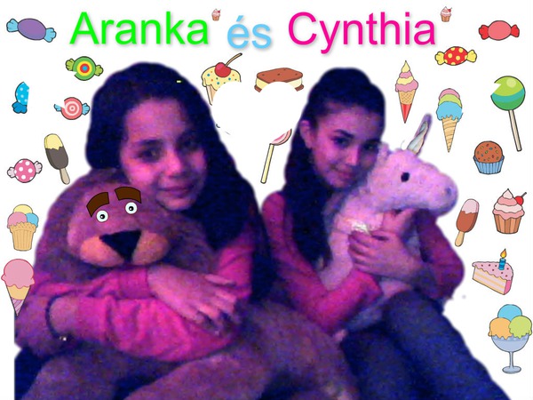 Aranka és Cynthia Photo frame effect