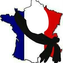 France en pleure Photo frame effect