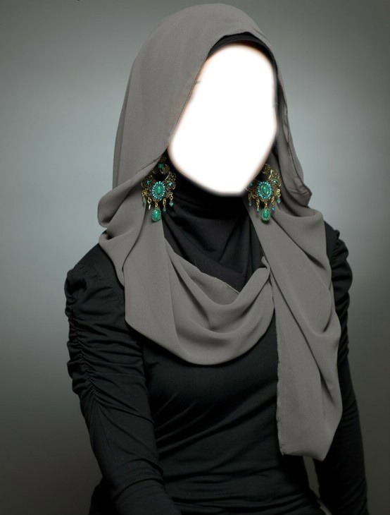 hijab style Photo frame effect