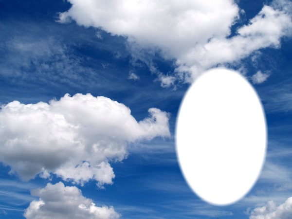 nuvens Fotomontagem