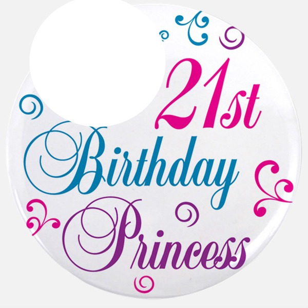 anais maton: 21st birthday princess Photo frame effect