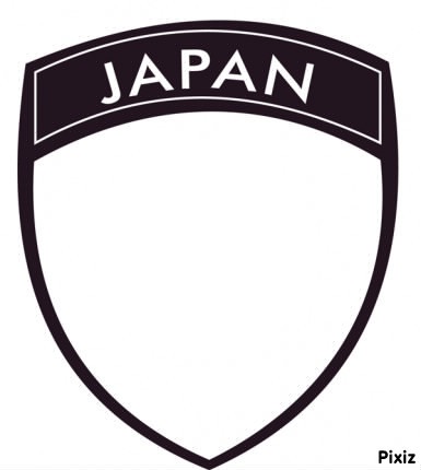 Blason du JAPON Fotomontaža