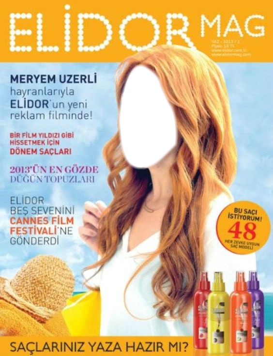 Elidor Magazin Dergi Kapak Photo frame effect