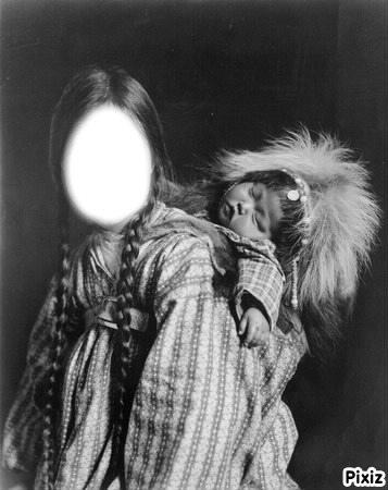 inuit femme Fotomontáž