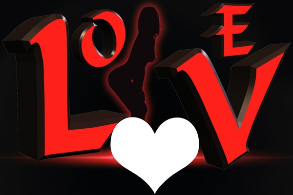 Love and Heart Photo frame effect