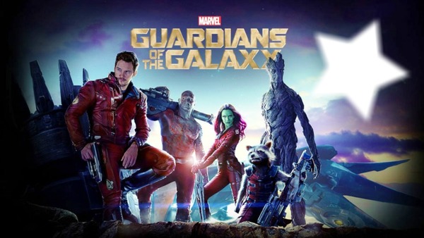 Guardians of the galaxy Fotomontage