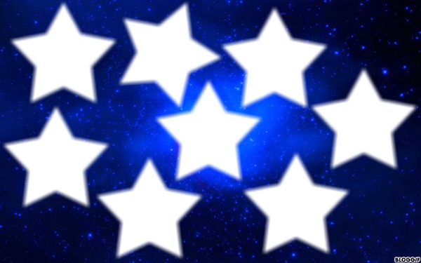 galaxie étoile フォトモンタージュ