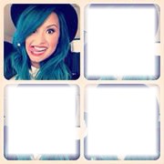 with Demi Montage photo
