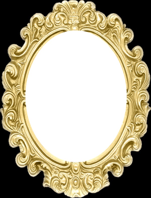 cadre ovale royale Фотомонтажа