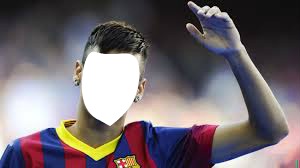Face of Neymar Fotomontasje
