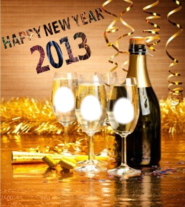 bonne année 2013 Φωτομοντάζ