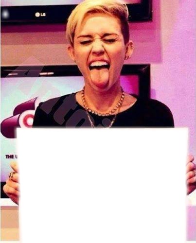 Miley Cyrus maintenant 2 フォトモンタージュ