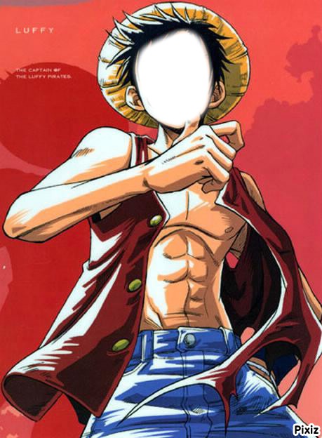 One Piece Luffy Fotomontage