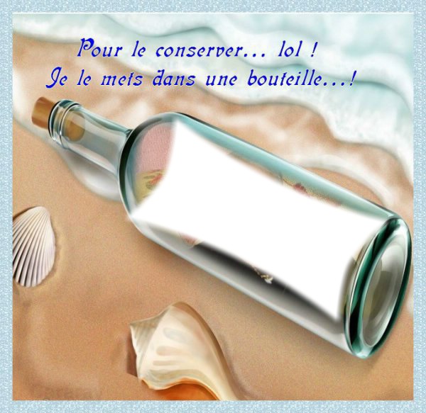 bouteille Photomontage