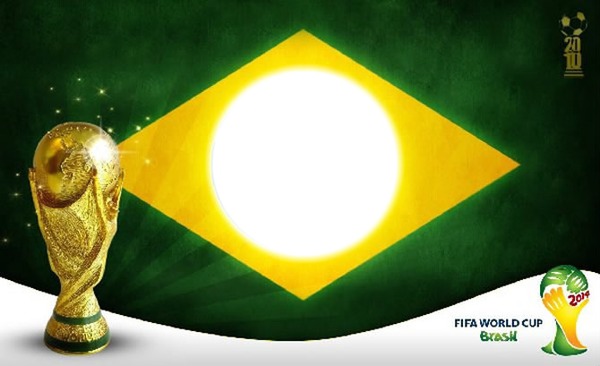 foot Brésil Coupe du monde 2014 Photo frame effect