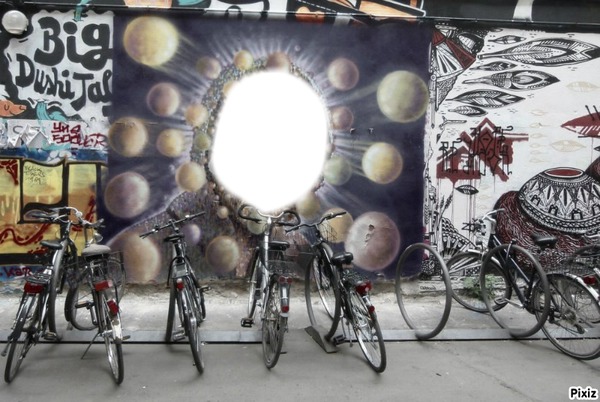 Bike Photo frame effect