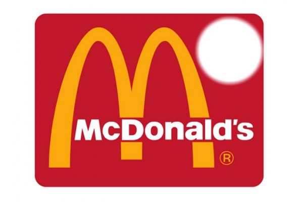 McDonald's Logo Rouge Fotomontáž