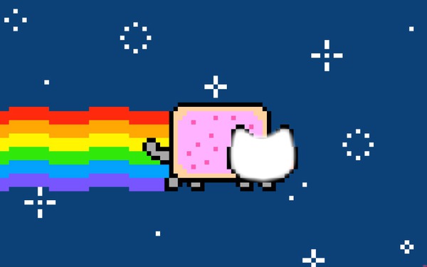 Nyan Cat Fotomontasje
