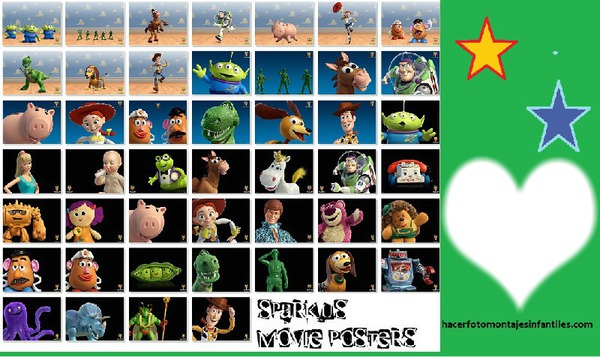 Toy Story Montaje fotografico
