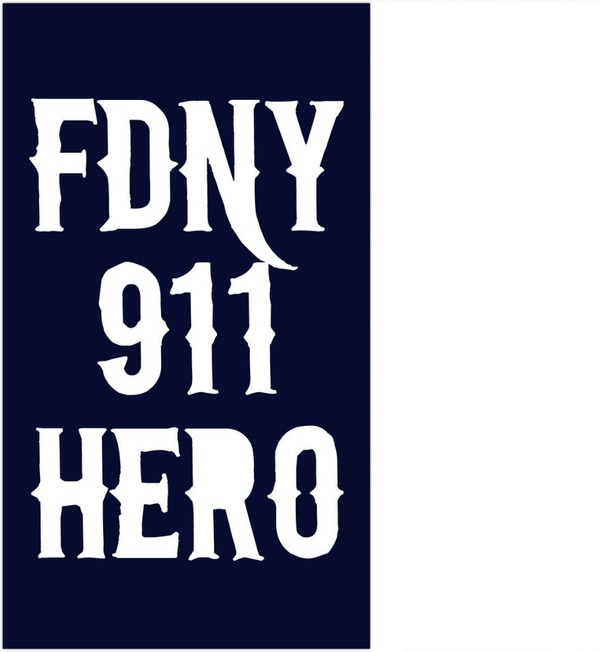FDNY 911 HERO フォトモンタージュ