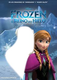 Rostrito de elsa la reina del hielo (Frozen) Fotomontáž