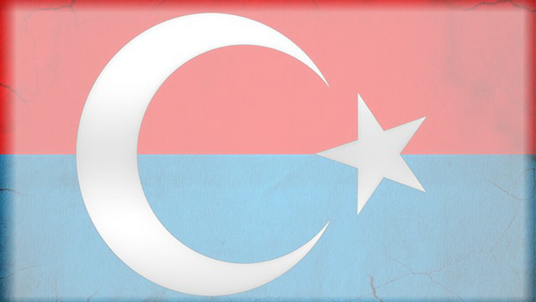 Türkiye + Türkistan Fotomontage