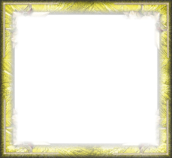 cadre jaune  fleur Fotomontáž