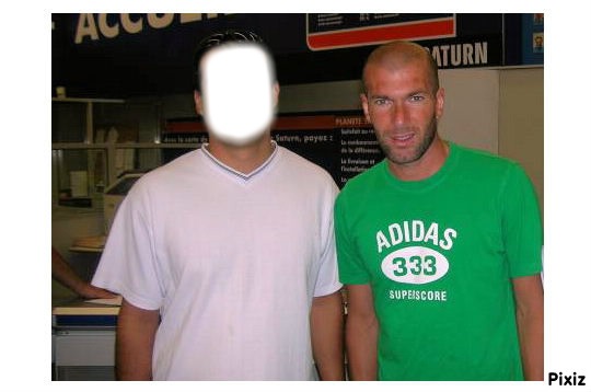 Zidane Fotomontaż