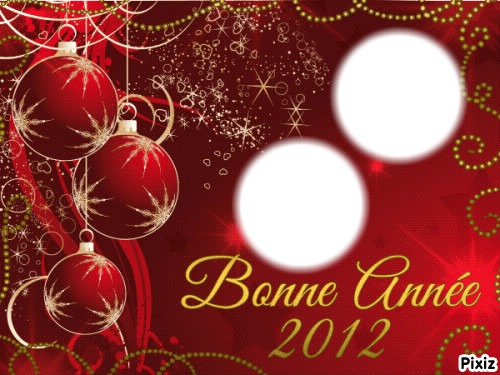 Bonne année 2012 フォトモンタージュ