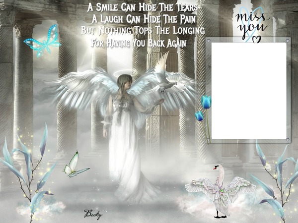 a smile can hide tears Montage photo