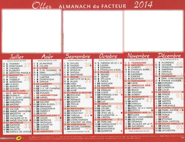 calendrier 2014 Montaje fotografico