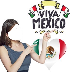 renewilly chica viva mexico Photo frame effect