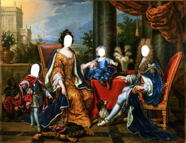 Une famille royale Фотомонтаж