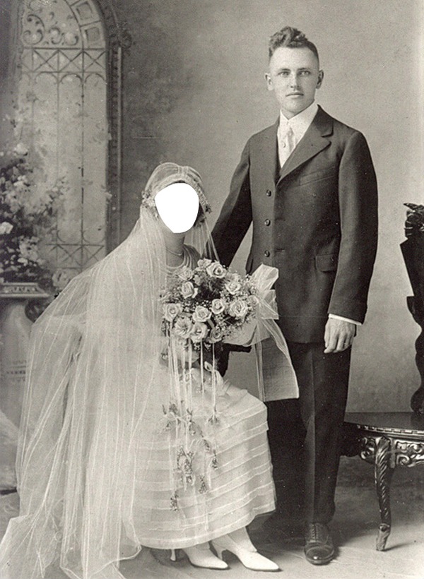 mariage ancien Fotomontažas