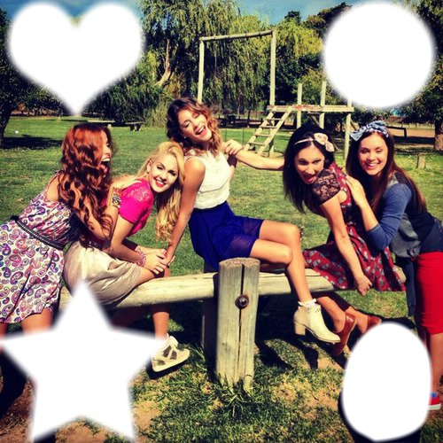 collage : tini,lodo,mechi,cande y vale Montage photo