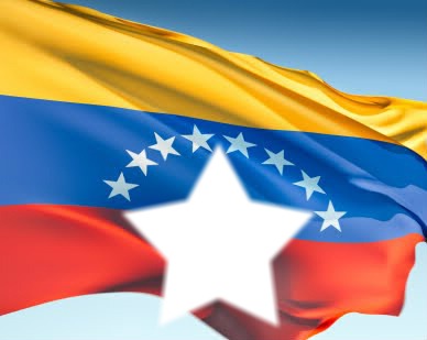Venezuela bandera Fotomontaža
