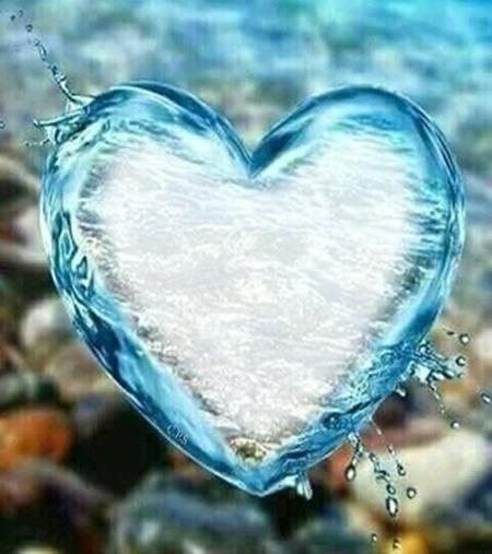 Cc corazón de agua Photomontage