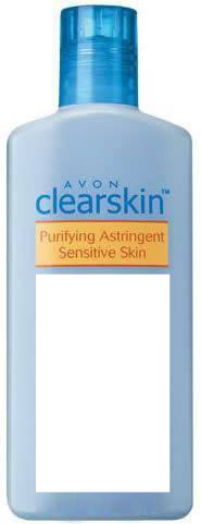 Avon Clearskin Purifying Astringent Senstive Skin Фотомонтаж