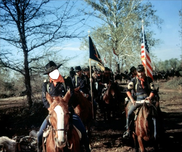 western cavalerie Fotomontasje