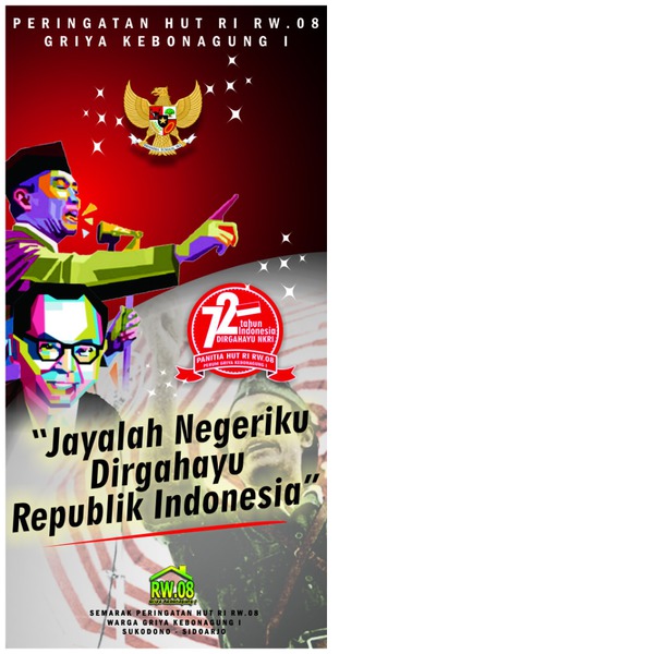 indonesia merdeka Fotomontagem