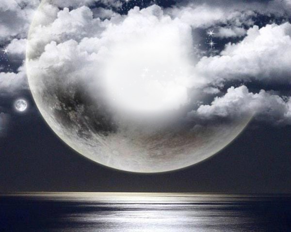 photo lune bouchiba djelfa algerie Fotómontázs