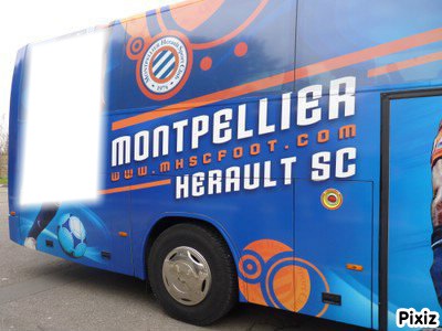 montpellier bus Fotomontáž