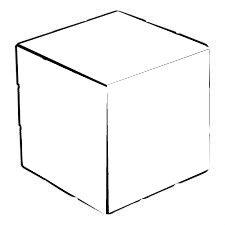 Base de cubo Photo frame effect