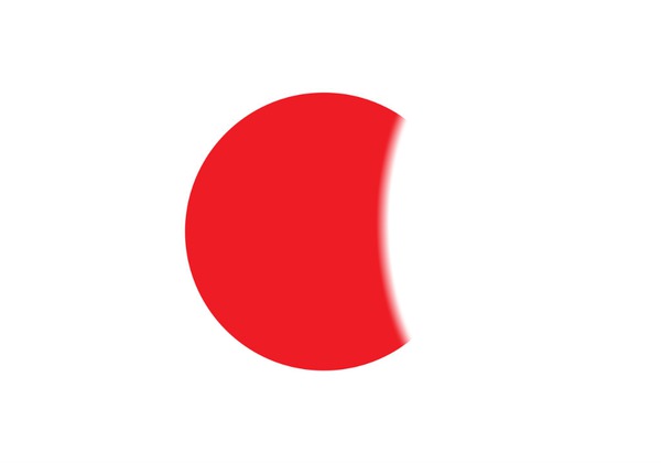 Japan flag Photomontage