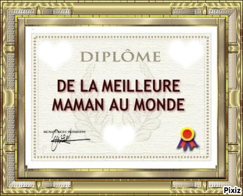 diplome Photo frame effect