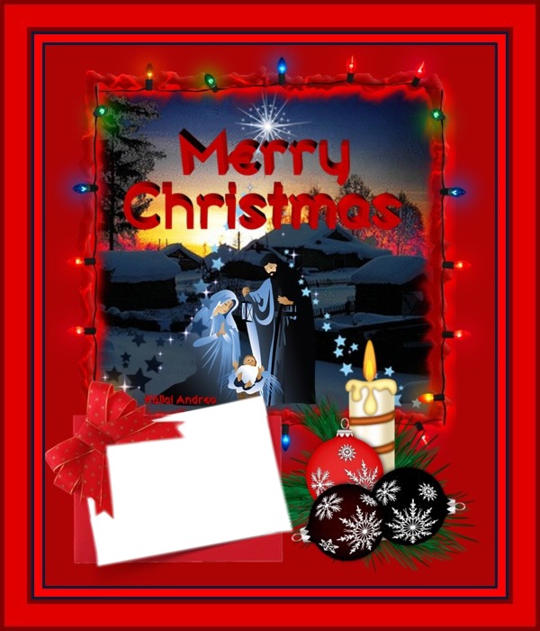 Andrea51 / I wish you a Merry Christmas! / Valokuvamontaasi